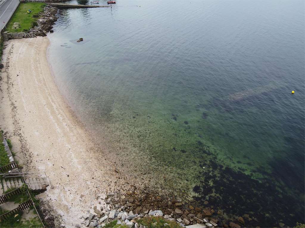 Playa Castelete en Vilagarcía de Arousa