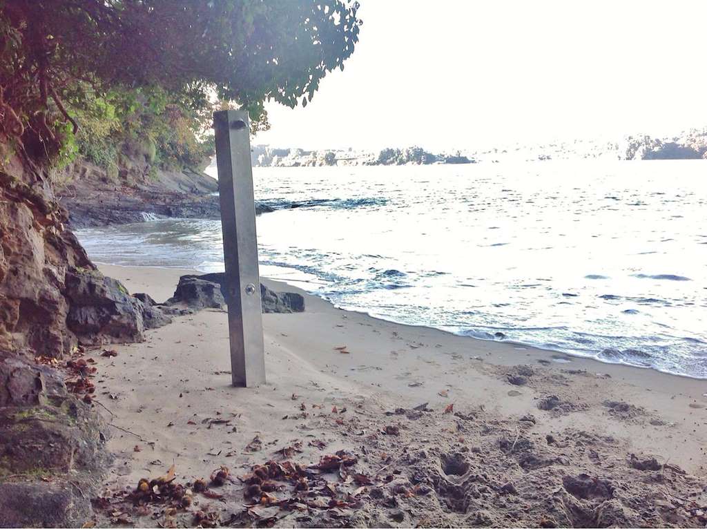 Playa Centroña en Pontedeume