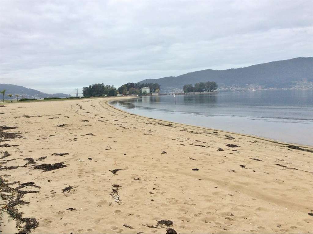 Playa Cesantes en Redondela