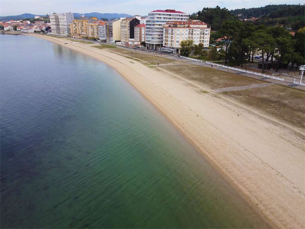 Playa Compostela en Vilagarcía de Arousa