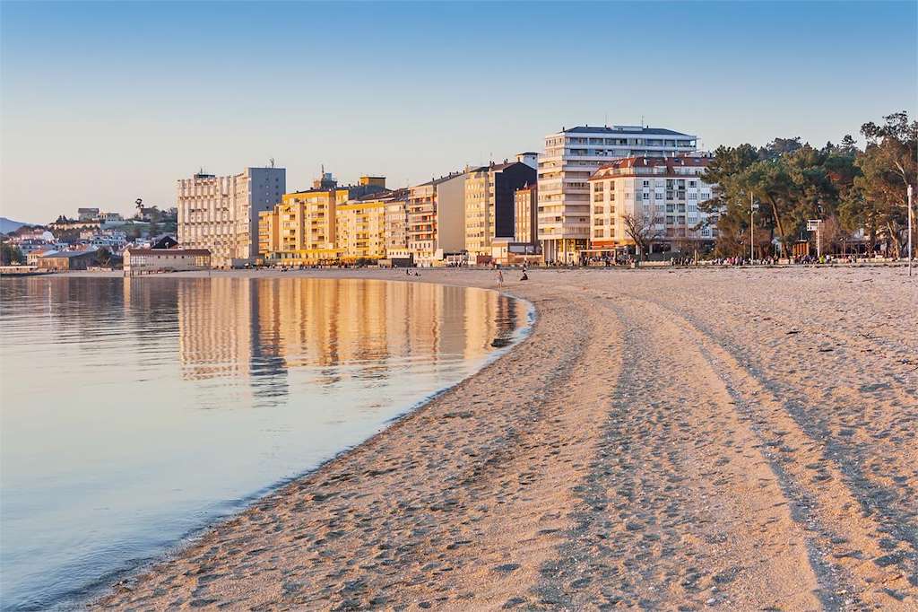 Playa Compostela en Vilagarcía de Arousa