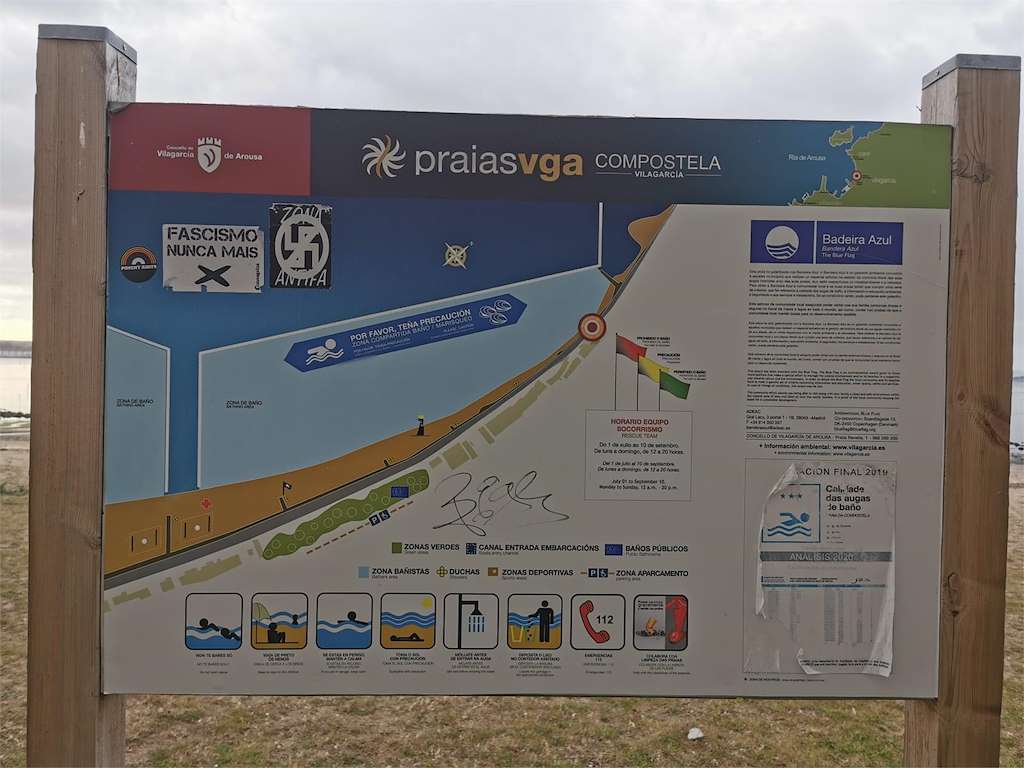Playa Compostela en Vilagarcía de Arousa