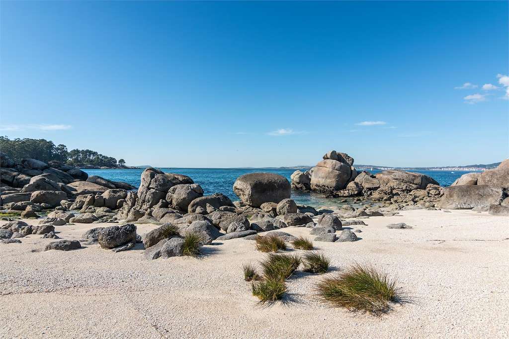 Playa Cornide en Bueu