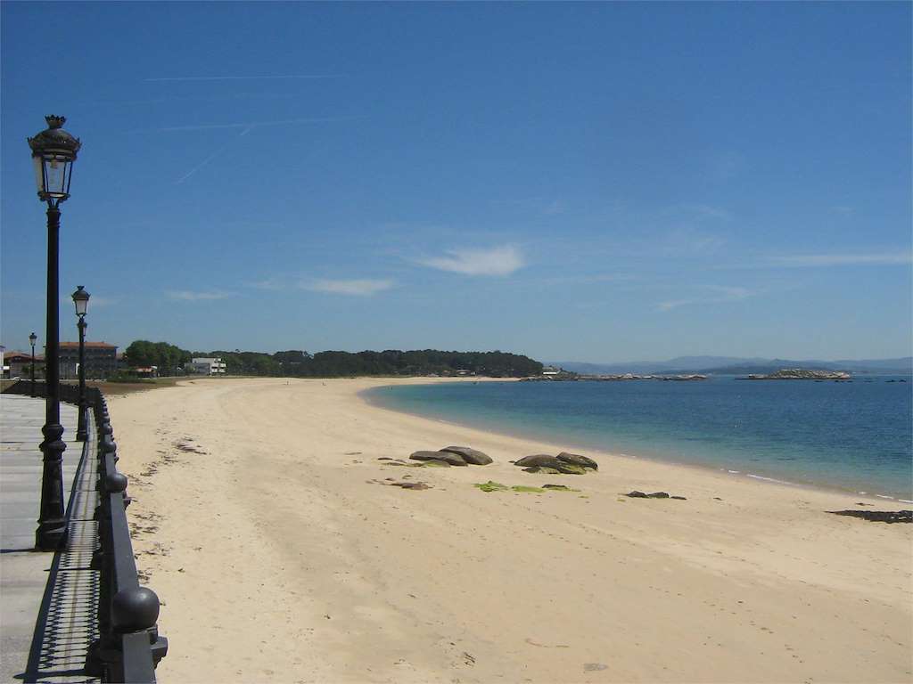 Playa Coroso en Ribeira