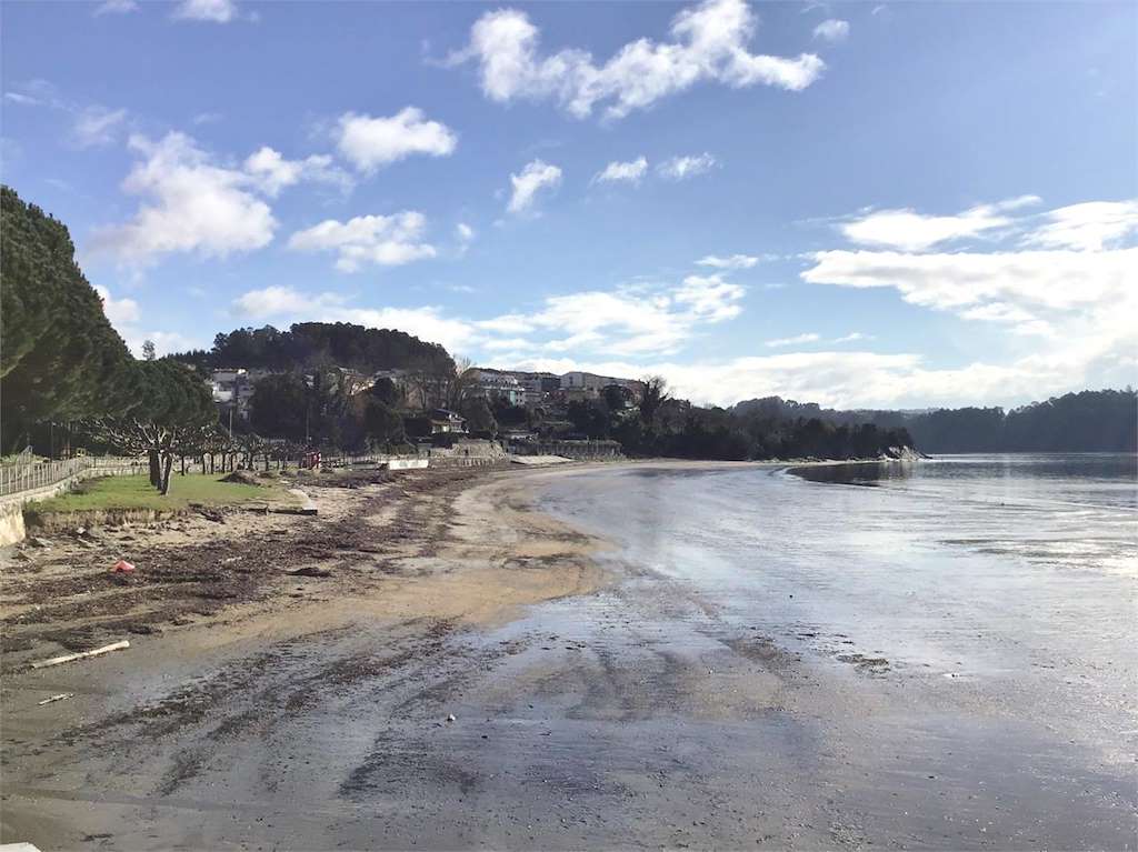 Playa da Ribeira en Miño
