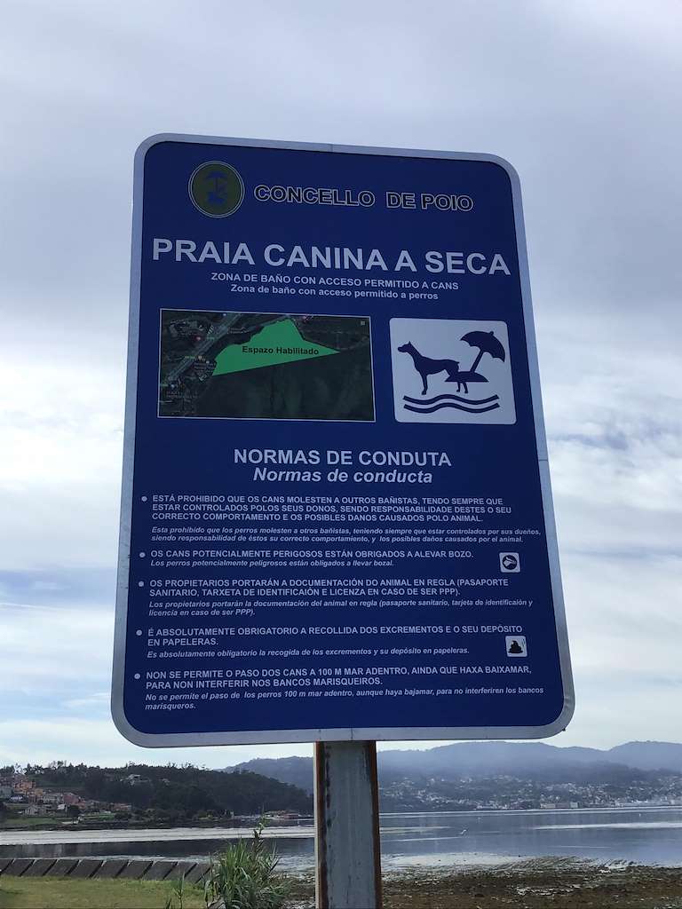Playa de A Seca en Poio
