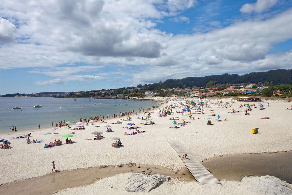 Playa de Areas en Sanxenxo