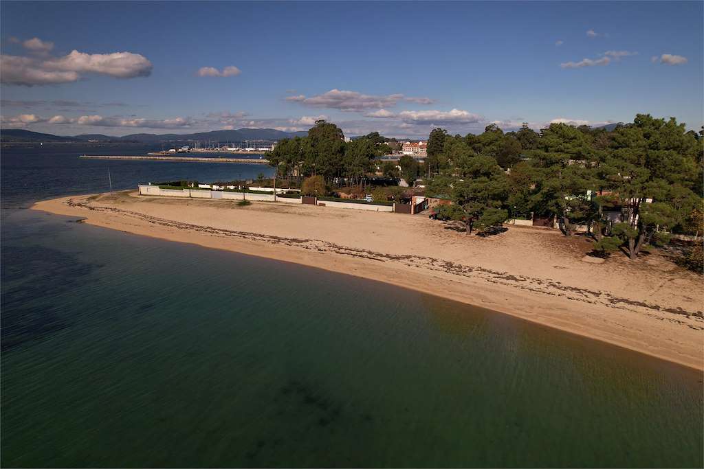 Playa de Ariño en Vilanova de Arousa