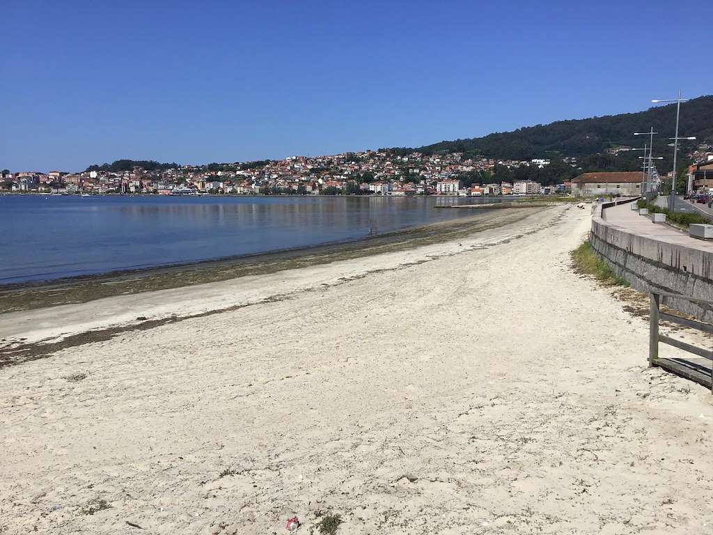 Playa de Arnaldo en Moaña