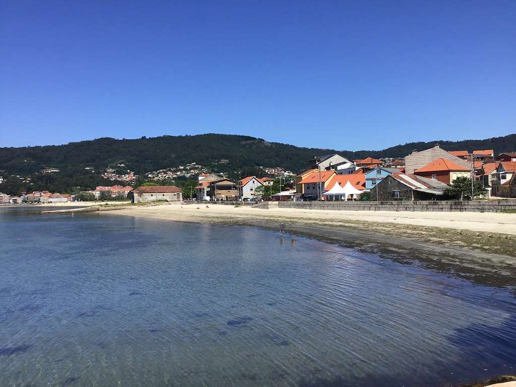 Playa de Arnaldo en Moaña