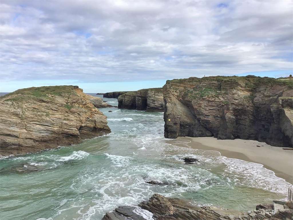Playa de "As Catedrais" en Ribadeo