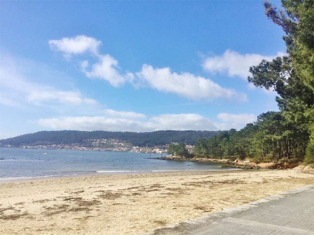 Playa de Broña en Outes
