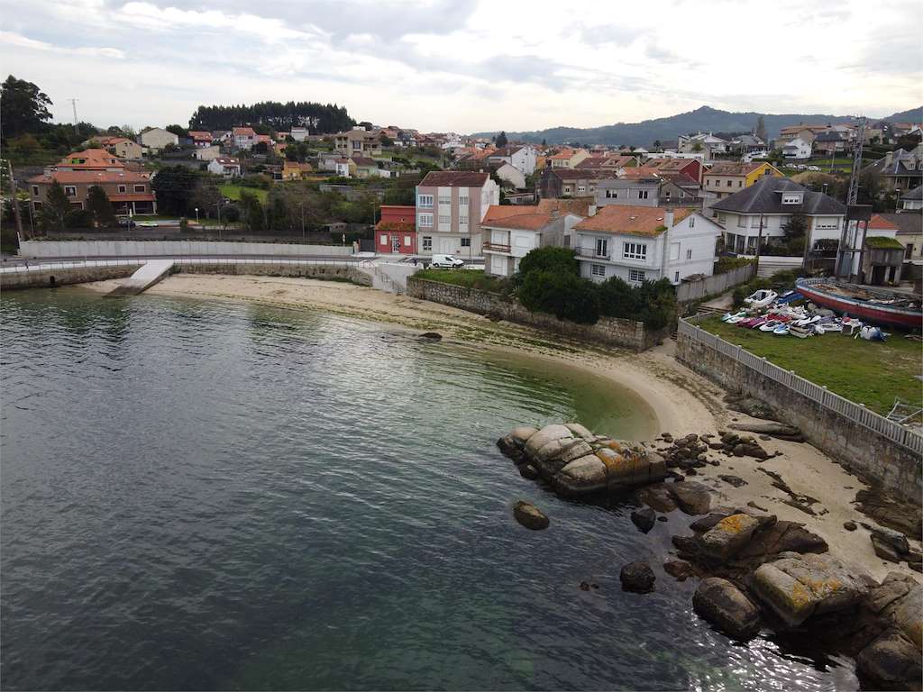 Playa de Canelas en Vilagarcía de Arousa