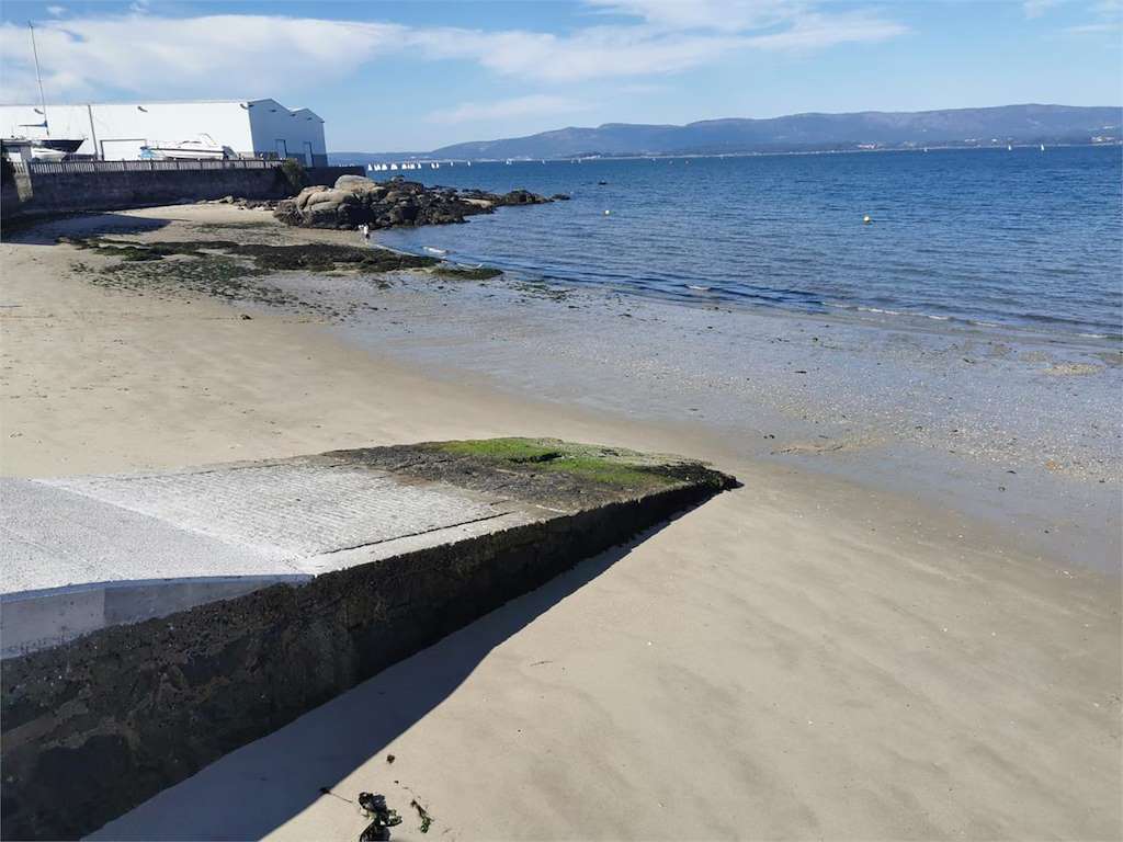 Playa de Canelas en Vilagarcía de Arousa
