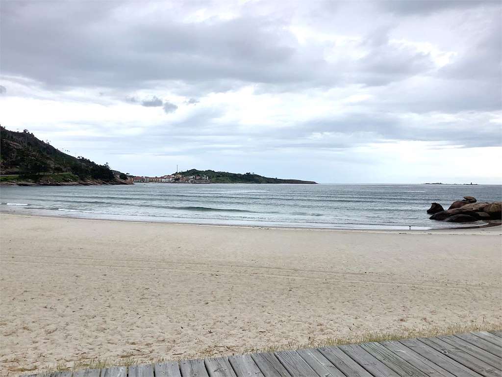 Playa de Ézaro en Dumbría