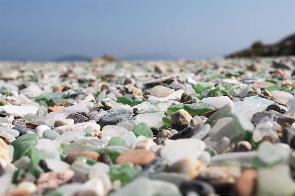Playa de los Cristales de Silleiro en Baiona