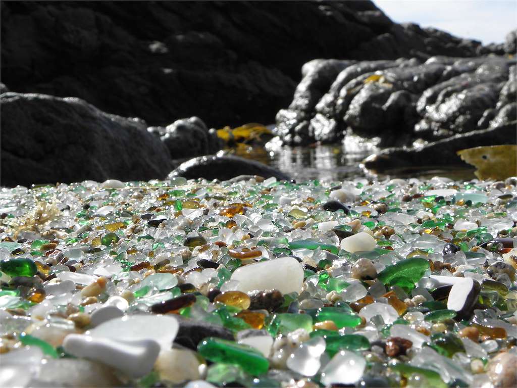 Playa de los Cristales en Laxe