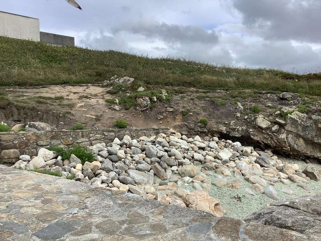 Playa de los Cristales en Laxe