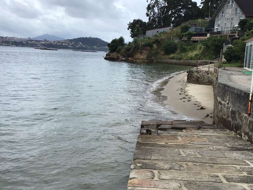 Playa de O Porto en Moaña