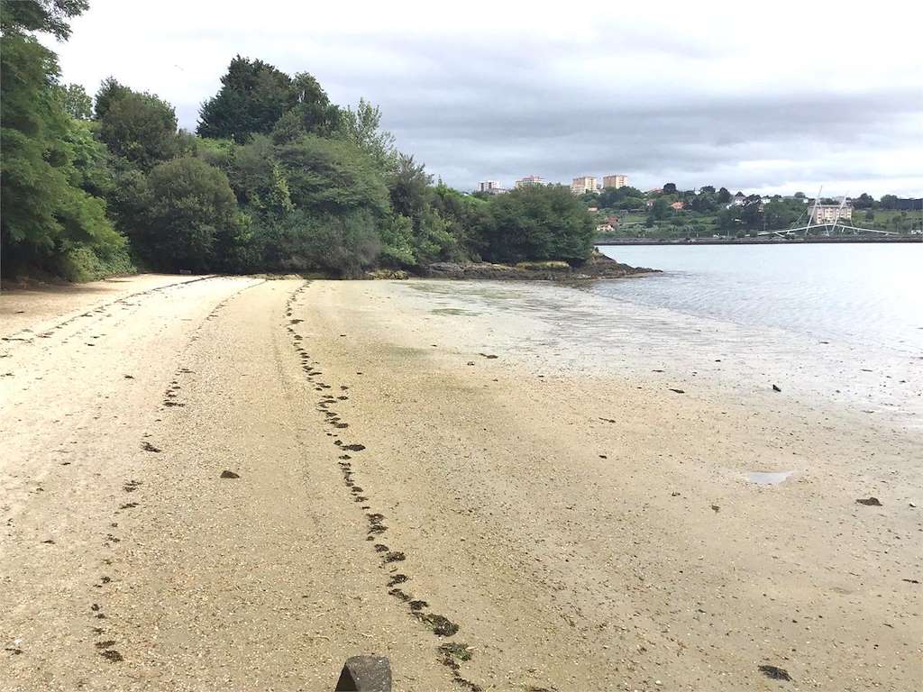 Playa de Os Olmos - A Cabana en Ferrol