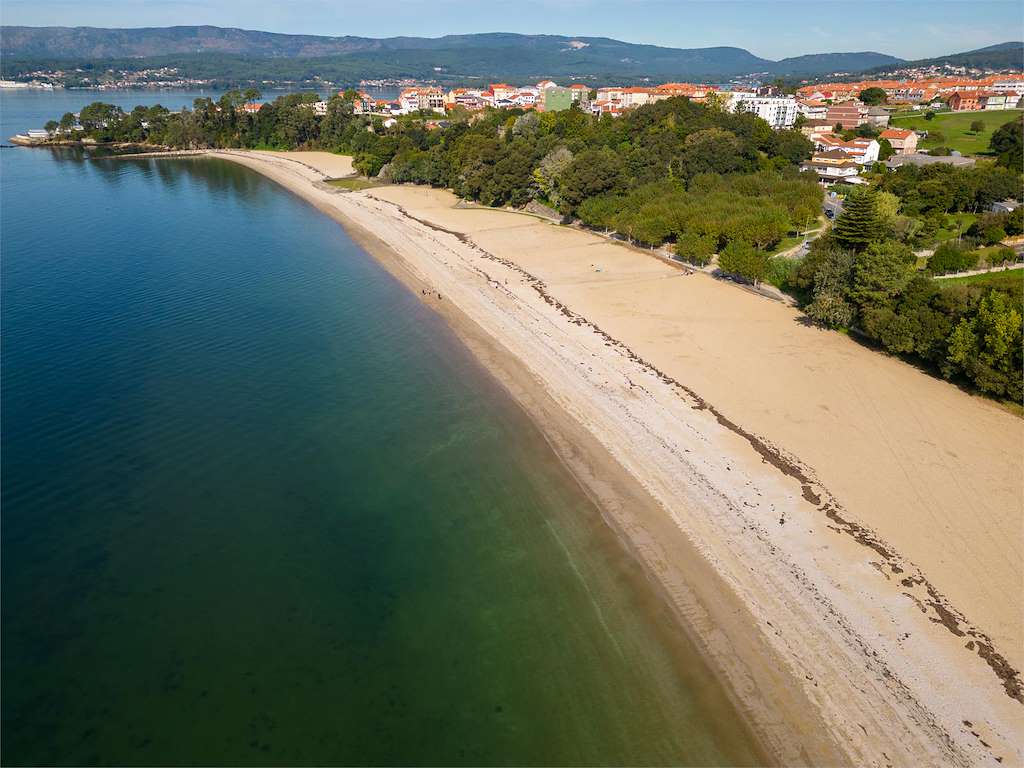 Playa de Tanxil en Rianxo