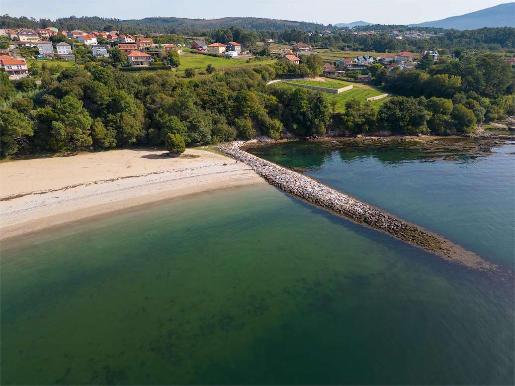 Playa de Tanxil en Rianxo