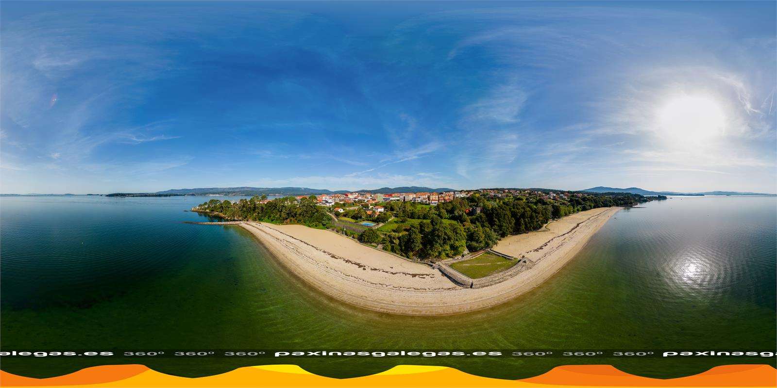 Playa de Tanxil en Rianxo