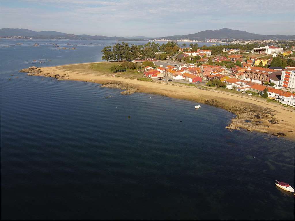 Playa do Fuciño do Porco en Vilanova de Arousa