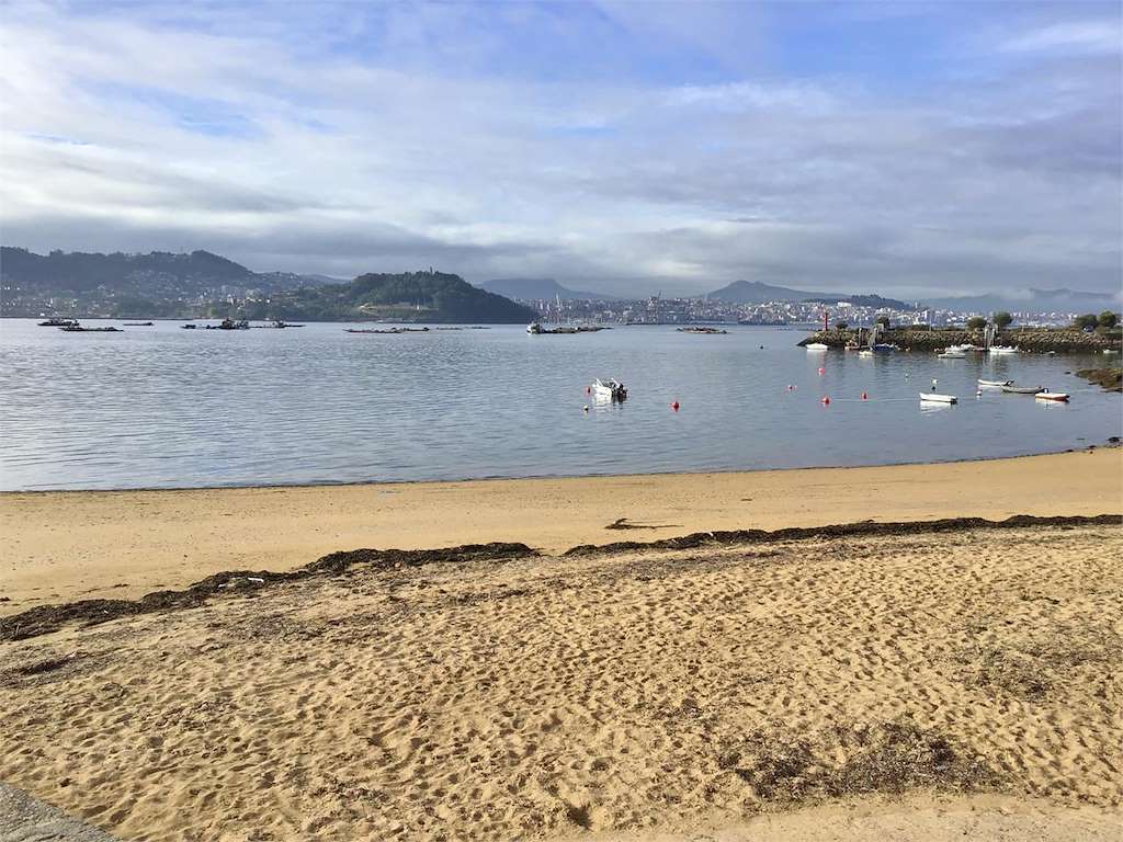 Playa do Latón en Moaña