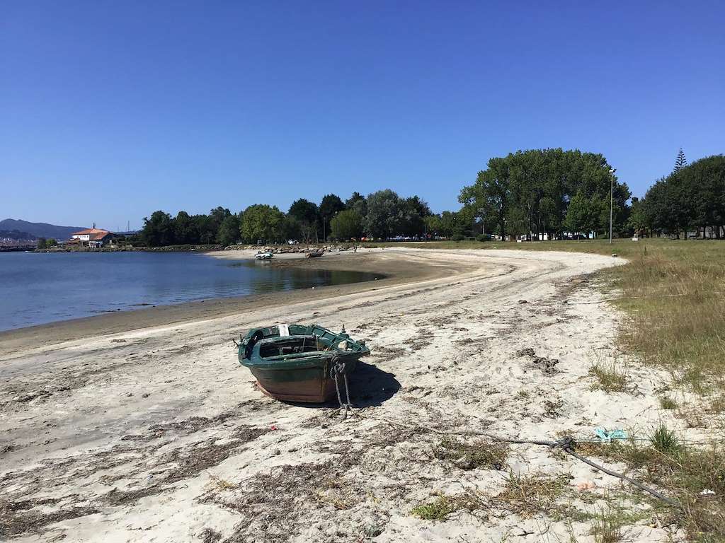 Playa Ensenada de Meira en Moaña