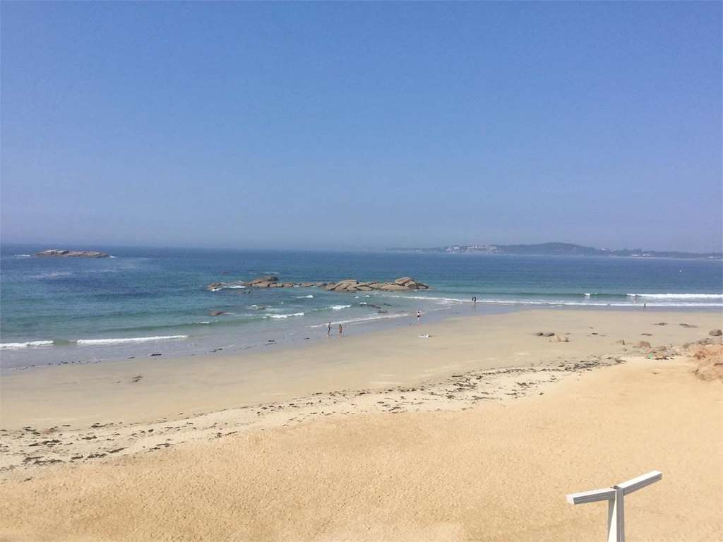 Playa Espiñeira en Sanxenxo