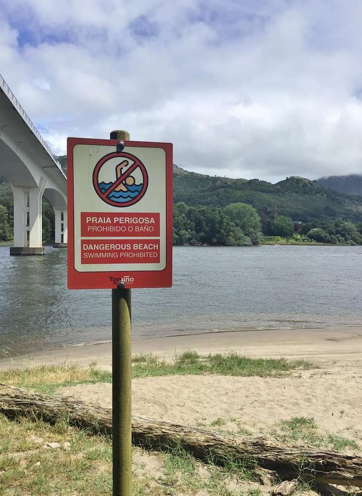 Playa Fluvial da Atalaia en Tomiño