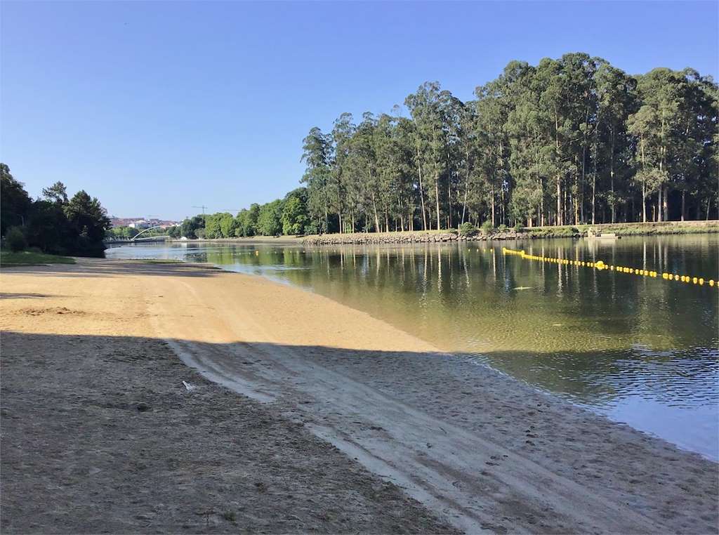 Playa Fluvial del Lérez en Pontevedra
