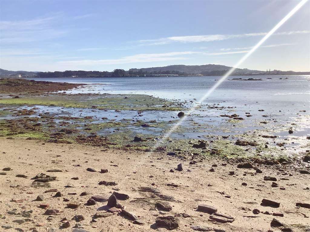 Playa Ganchino en Cambados
