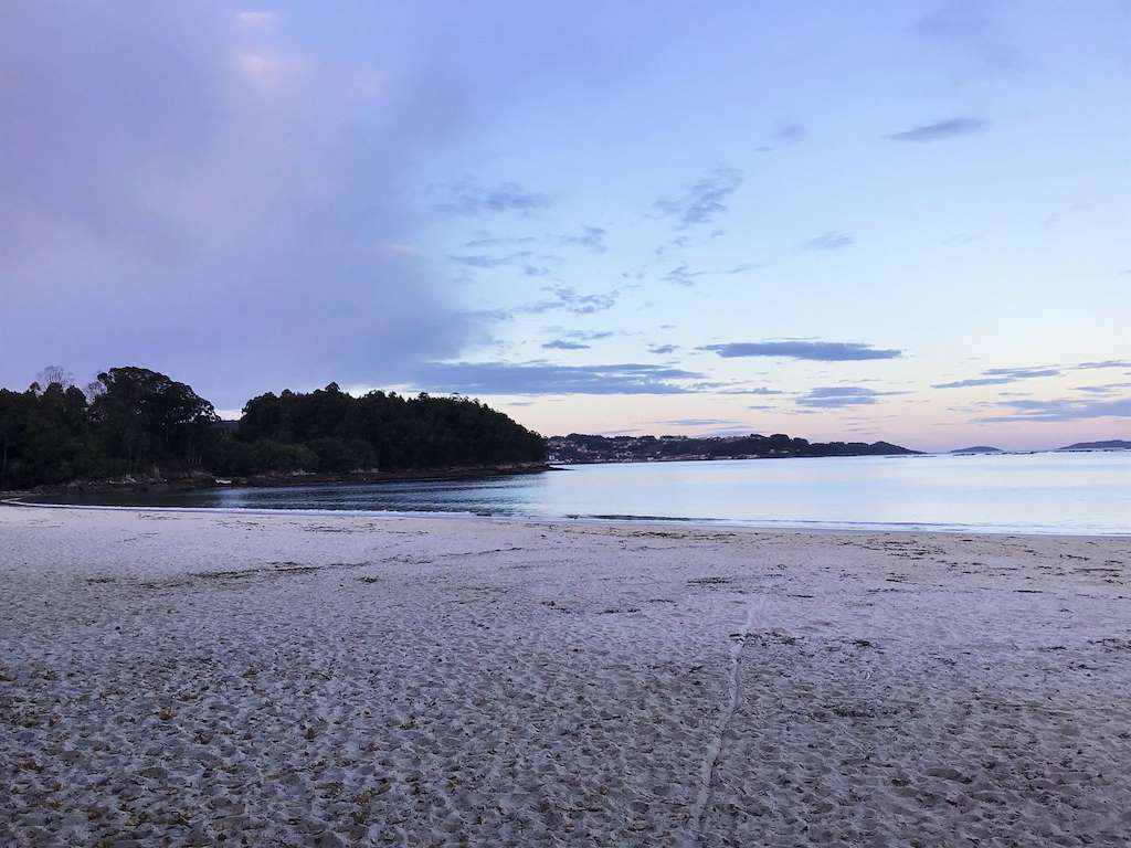 Playa Lapamán en Bueu