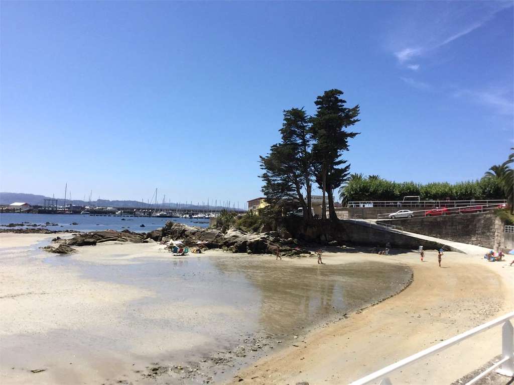 Playa Lavapanos en Sanxenxo