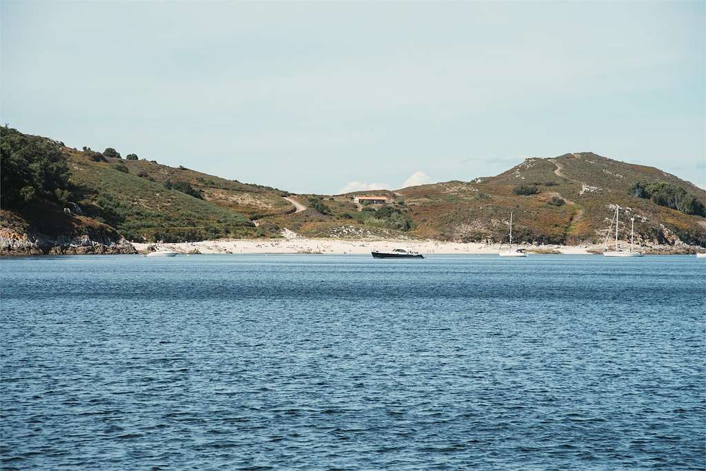 Playa Melide en Ons en Bueu