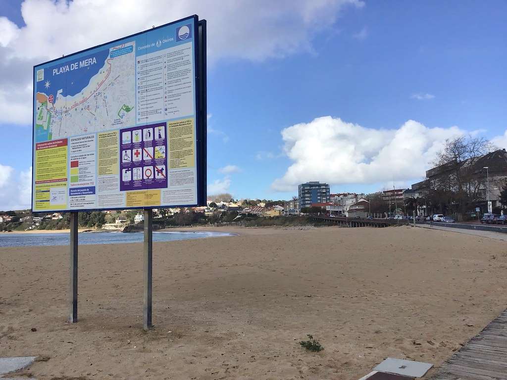 Playa Mera en Oleiros