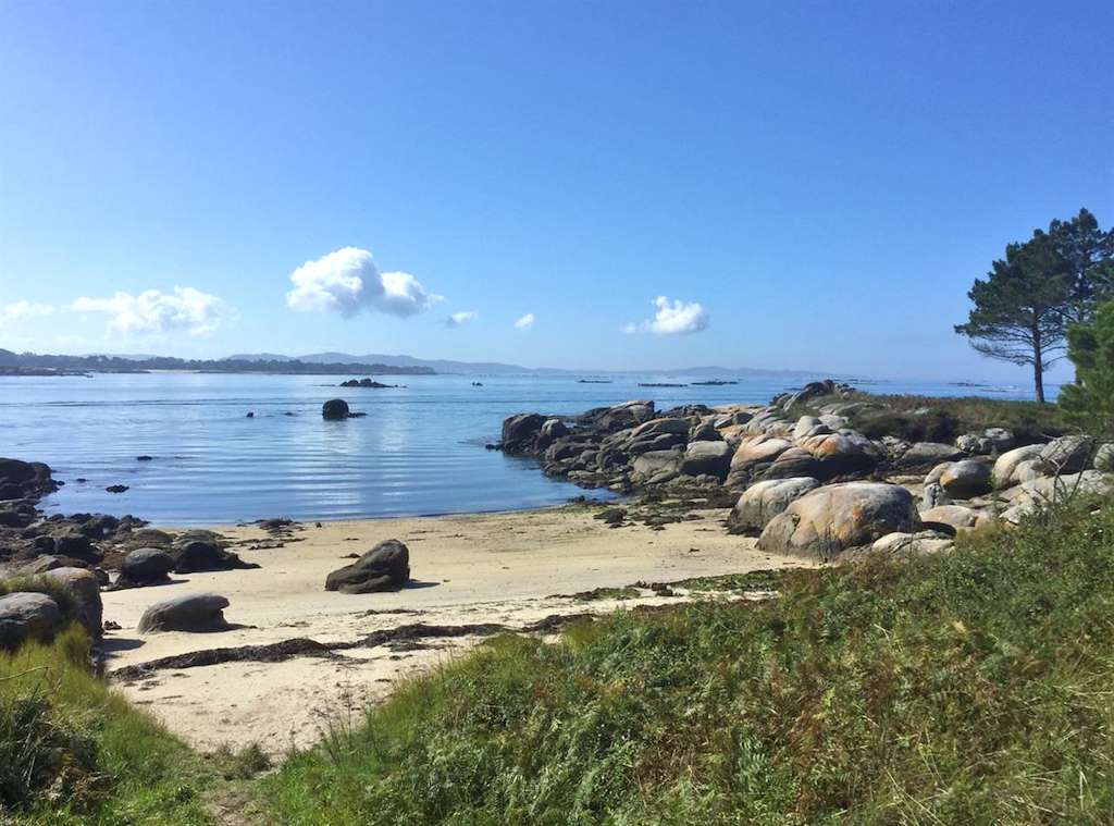 Playa Milhomes en A Illa de Arousa