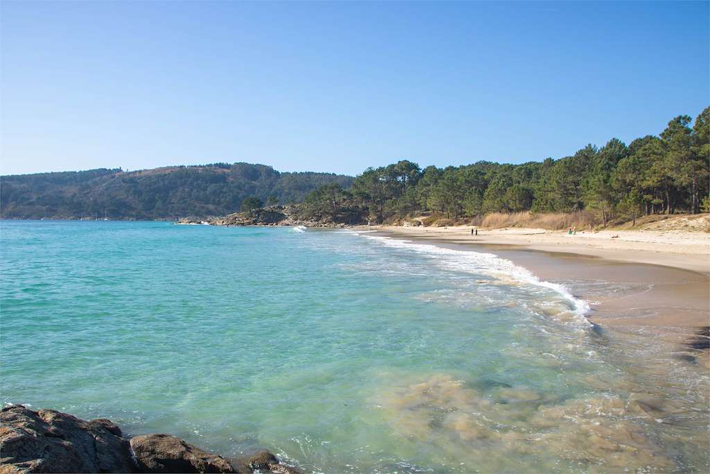Playa Nerga en Cangas