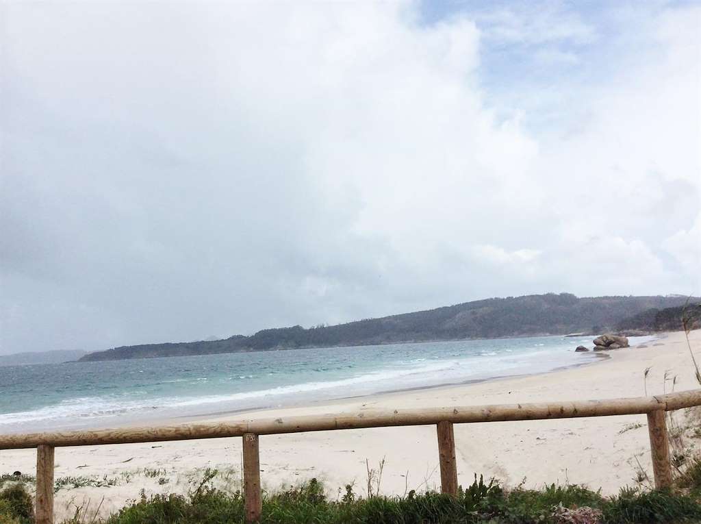 Playa Nerga en Cangas