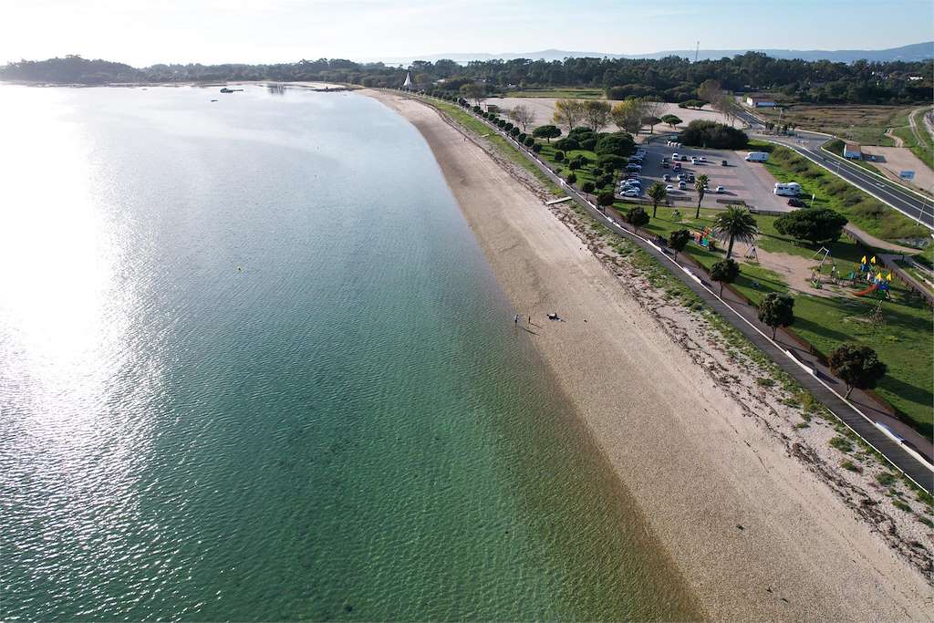 Playa O Bao en A Illa de Arousa