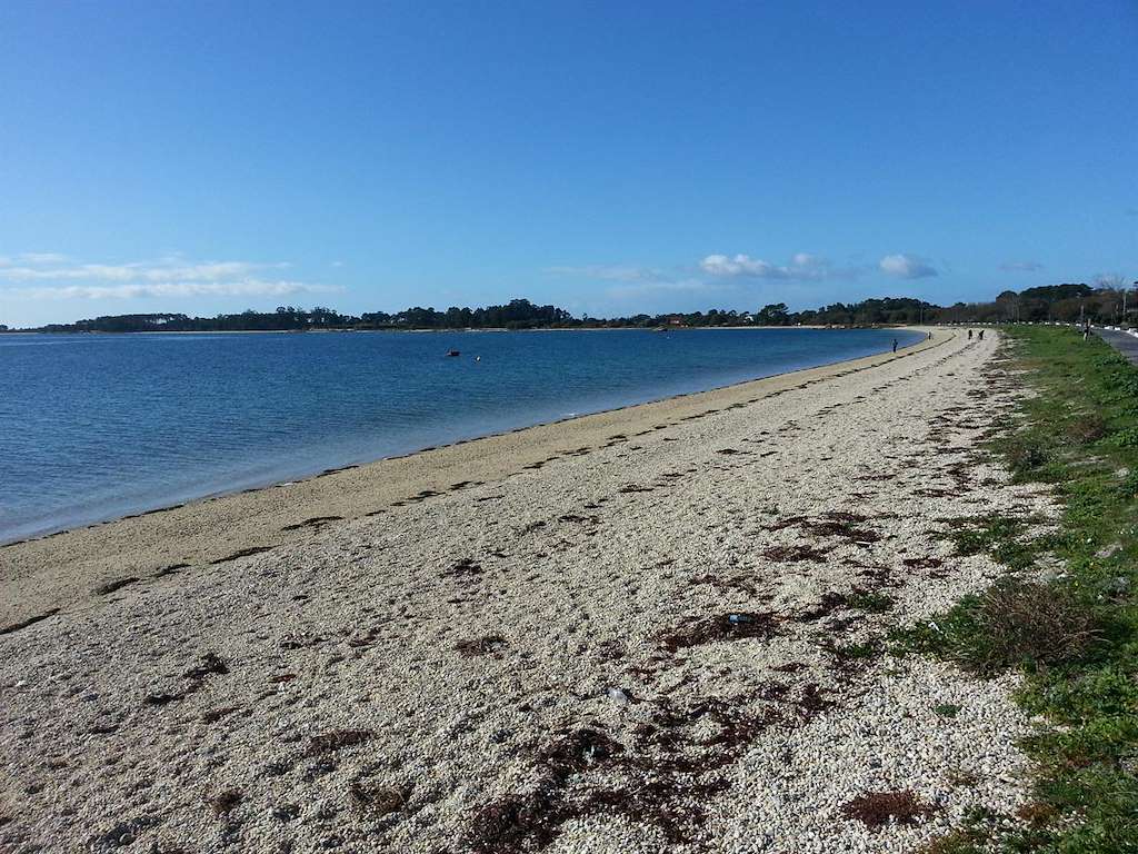 Playa O Bao en A Illa de Arousa