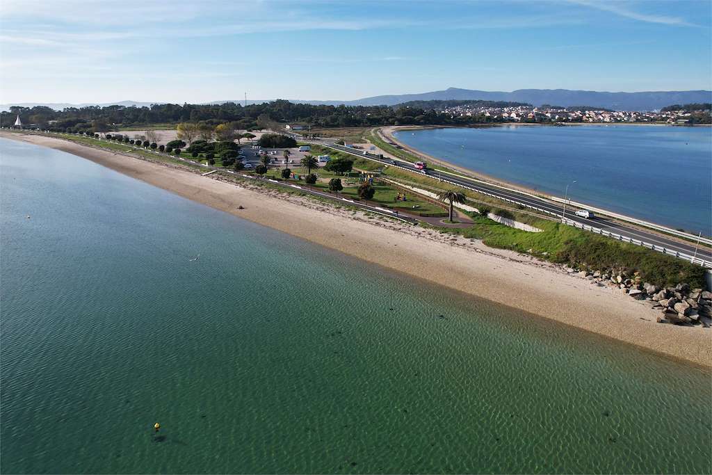 Playa O Bao en Illa de Arousa