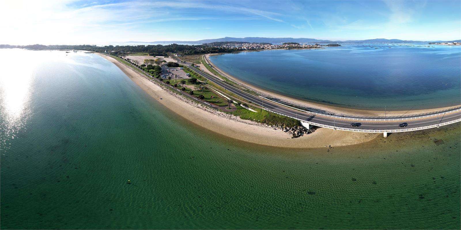 Playa O Bao en Illa de Arousa