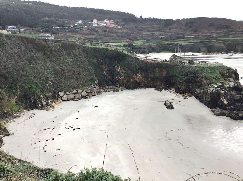Playa O Caracoleiro en Laracha