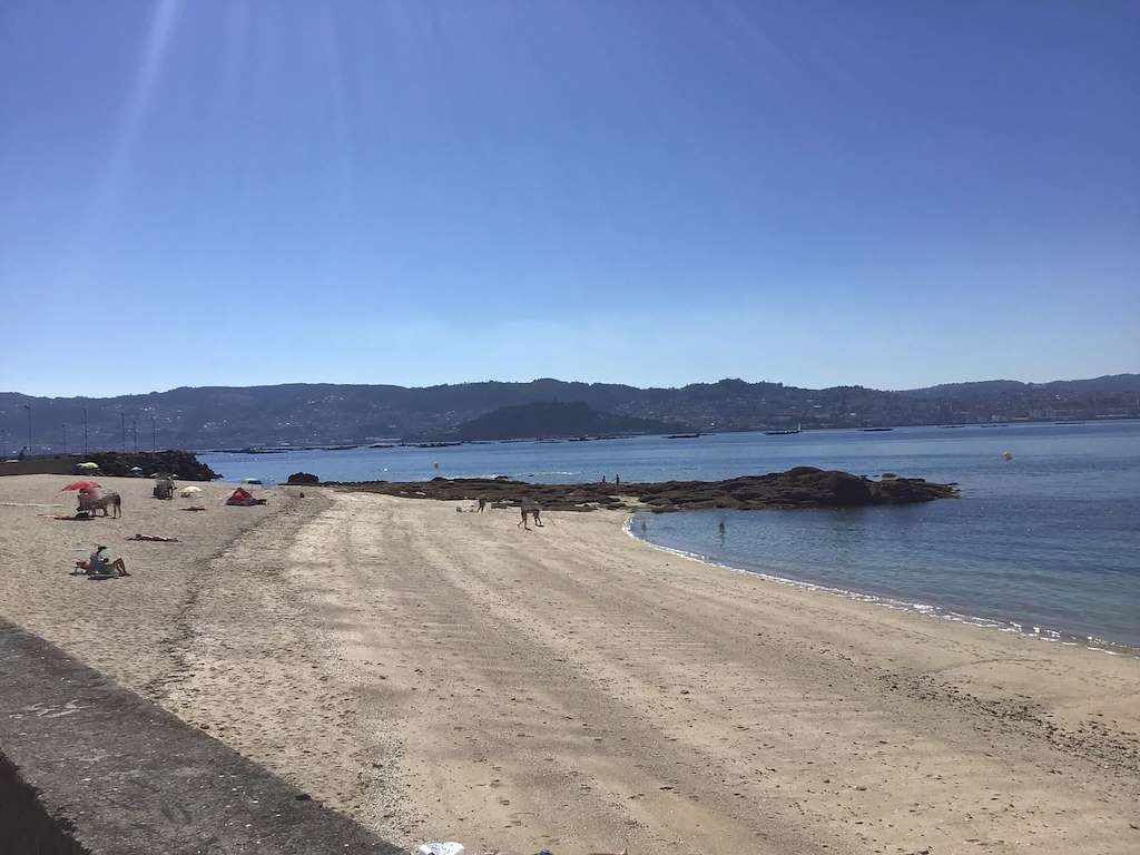 Playa O Con en Moaña