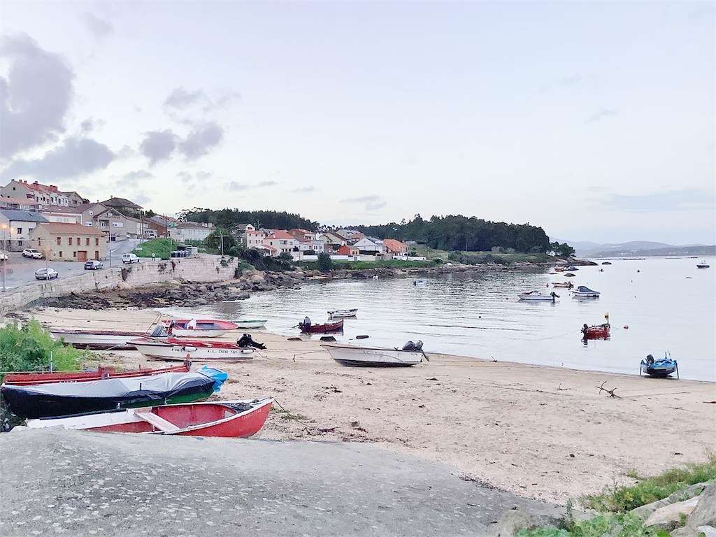 Playa O Naval en A Illa de Arousa