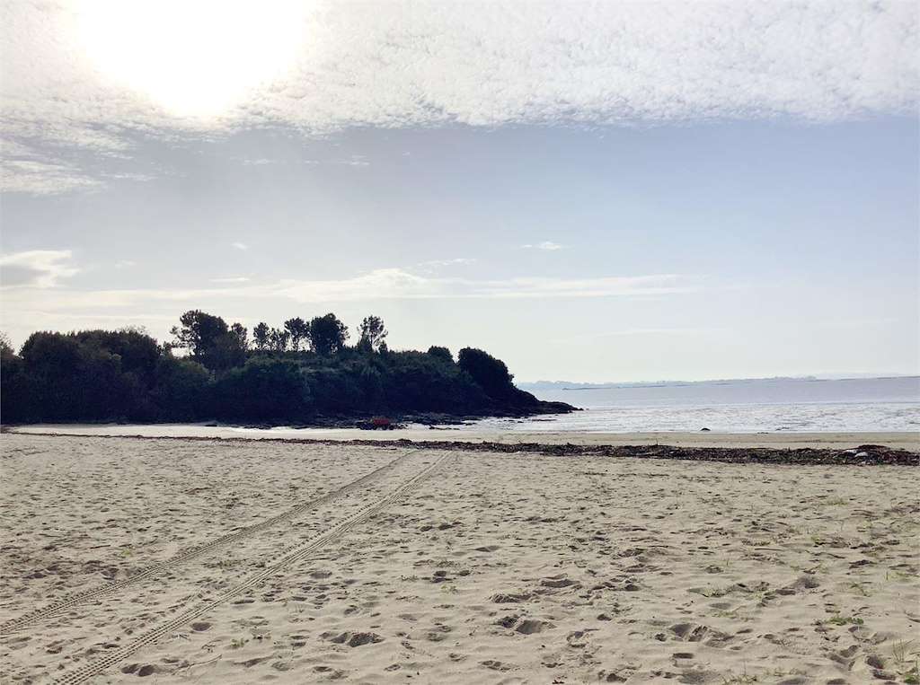Playa O Porrón en Rianxo
