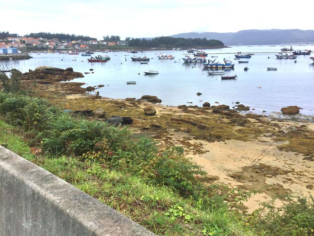 Playa Os Carcamáns en A Illa de Arousa